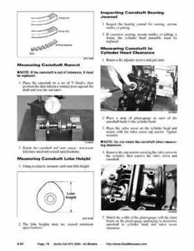 2004 Arctic Cat ATVs factory service and repair manual, Page 76