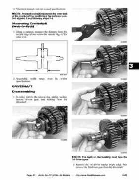 2004 Arctic Cat ATVs factory service and repair manual, Page 87