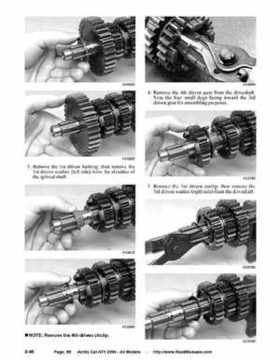2004 Arctic Cat ATVs factory service and repair manual, Page 88