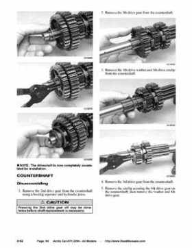2004 Arctic Cat ATVs factory service and repair manual, Page 94