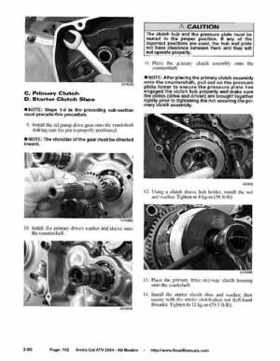 2004 Arctic Cat ATVs factory service and repair manual, Page 102