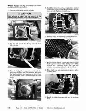 2004 Arctic Cat ATVs factory service and repair manual, Page 110