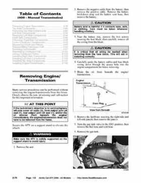 2004 Arctic Cat ATVs factory service and repair manual, Page 118
