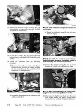 2004 Arctic Cat ATVs factory service and repair manual, Page 120