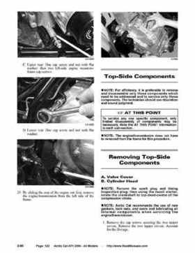 2004 Arctic Cat ATVs factory service and repair manual, Page 122