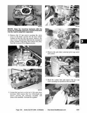 2004 Arctic Cat ATVs factory service and repair manual, Page 123