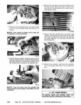 2004 Arctic Cat ATVs factory service and repair manual, Page 124