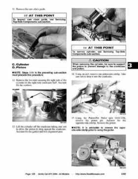 2004 Arctic Cat ATVs factory service and repair manual, Page 125