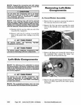 2004 Arctic Cat ATVs factory service and repair manual, Page 126
