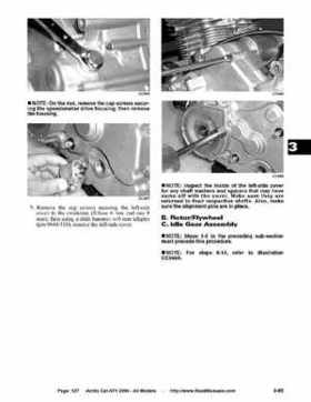 2004 Arctic Cat ATVs factory service and repair manual, Page 127