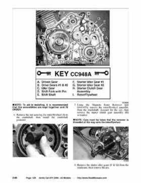 2004 Arctic Cat ATVs factory service and repair manual, Page 128