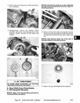 2004 Arctic Cat ATVs factory service and repair manual, Page 133