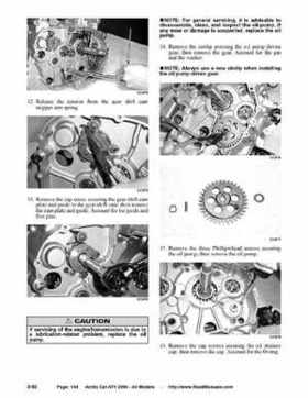 2004 Arctic Cat ATVs factory service and repair manual, Page 134