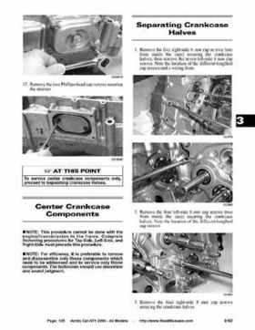 2004 Arctic Cat ATVs factory service and repair manual, Page 135