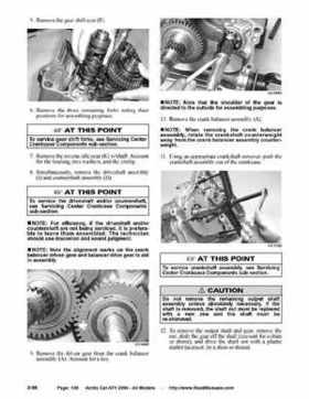 2004 Arctic Cat ATVs factory service and repair manual, Page 138