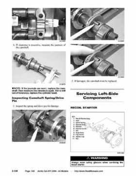 2004 Arctic Cat ATVs factory service and repair manual, Page 148