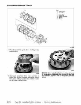 2004 Arctic Cat ATVs factory service and repair manual, Page 154