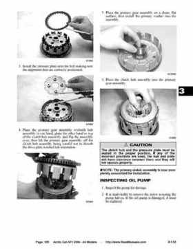 2004 Arctic Cat ATVs factory service and repair manual, Page 155