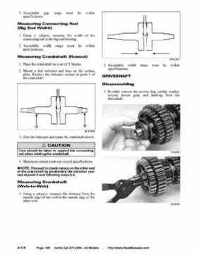 2004 Arctic Cat ATVs factory service and repair manual, Page 158