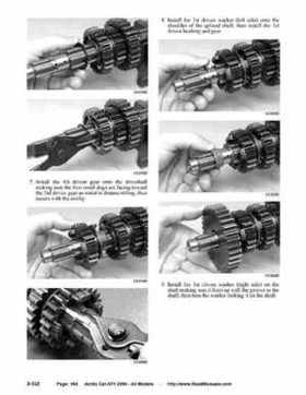 2004 Arctic Cat ATVs factory service and repair manual, Page 164