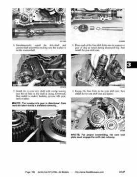 2004 Arctic Cat ATVs factory service and repair manual, Page 169
