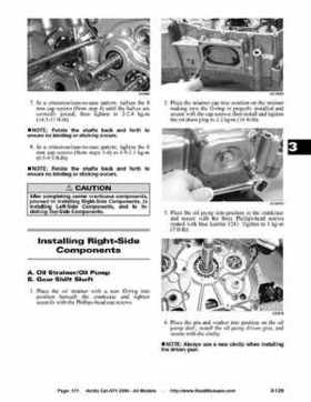 2004 Arctic Cat ATVs factory service and repair manual, Page 171
