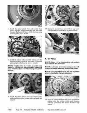 2004 Arctic Cat ATVs factory service and repair manual, Page 174