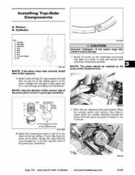 2004 Arctic Cat ATVs factory service and repair manual, Page 179