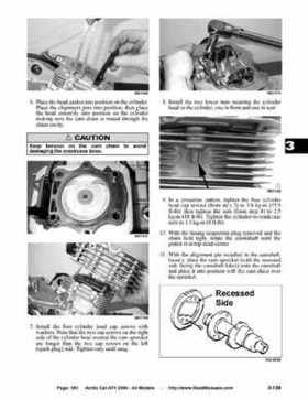 2004 Arctic Cat ATVs factory service and repair manual, Page 181