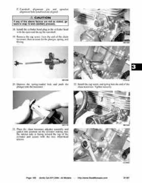 2004 Arctic Cat ATVs factory service and repair manual, Page 183