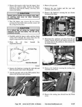 2004 Arctic Cat ATVs factory service and repair manual, Page 189