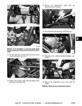 2004 Arctic Cat ATVs factory service and repair manual, Page 191