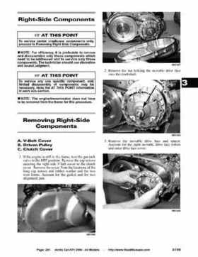 2004 Arctic Cat ATVs factory service and repair manual, Page 201