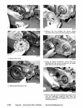 2004 Arctic Cat ATVs factory service and repair manual, Page 202