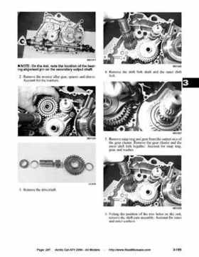 2004 Arctic Cat ATVs factory service and repair manual, Page 207