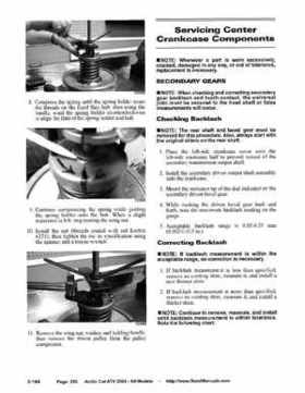2004 Arctic Cat ATVs factory service and repair manual, Page 226