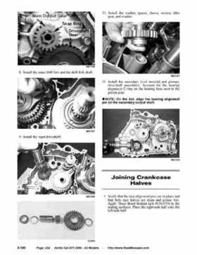 2004 Arctic Cat ATVs factory service and repair manual, Page 232