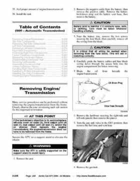 2004 Arctic Cat ATVs factory service and repair manual, Page 248