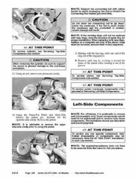 2004 Arctic Cat ATVs factory service and repair manual, Page 256