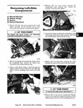 2004 Arctic Cat ATVs factory service and repair manual, Page 257