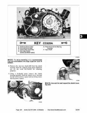 2004 Arctic Cat ATVs factory service and repair manual, Page 261