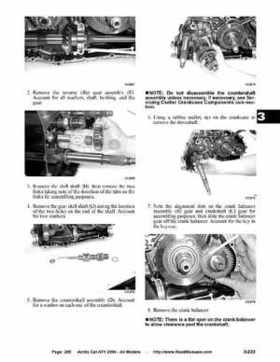 2004 Arctic Cat ATVs factory service and repair manual, Page 265