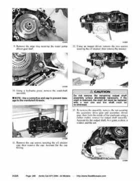 2004 Arctic Cat ATVs factory service and repair manual, Page 266