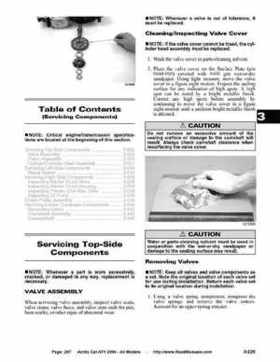 2004 Arctic Cat ATVs factory service and repair manual, Page 267