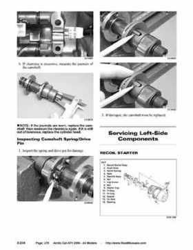 2004 Arctic Cat ATVs factory service and repair manual, Page 276