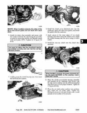 2004 Arctic Cat ATVs factory service and repair manual, Page 293