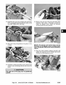 2004 Arctic Cat ATVs factory service and repair manual, Page 301