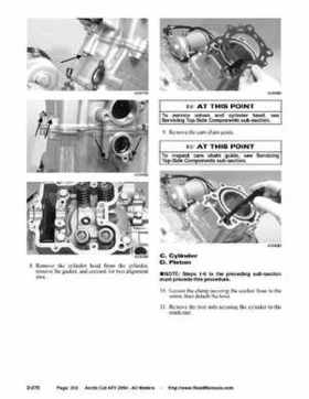 2004 Arctic Cat ATVs factory service and repair manual, Page 312