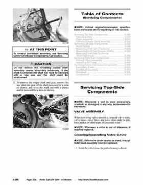 2004 Arctic Cat ATVs factory service and repair manual, Page 328