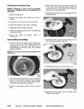 2004 Arctic Cat ATVs factory service and repair manual, Page 340